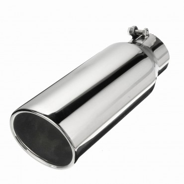 Stainless Steel 3 Inch Inlet 4 Inch Outlet 12inch Long Bolt On Diesel Exhaust Muffler