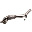 Stainless Steel Exhaust Muffler Decat Downpipe For VW Golf MK5 MK6 2.0 GTI 2005-2012