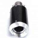 125-1200cc Motorcycle 51mm Slip-On Round Exhaust Muffler Carbon Fiber Universal