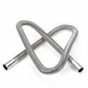 1.5m Stainless Steel Exhaust Pipe Hose Parking Air Heater Tank Diesel Gas Vent