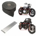 15mx5cmx2mm Exhaust Header Pipe Wrap Shields Heat Manifold Header Insulation