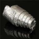 1m Chrome Exhaust Thermal Heat Wrap Tailpipes Down Pipe Kit Car Motorcycle