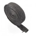 2.5cm X 4.5m Black Exhaust Manifold Header Down Pipe Heat Wrap