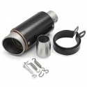 28-51mm 38-51mm Universal Motorcycle Cylinder Exhaust Muffler Pipe Carbon Fiber