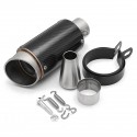 28-51mm 38-51mm Universal Motorcycle Cylinder Exhaust Muffler Pipe Carbon Fiber
