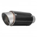 28-51mm 38-51mm Universal Motorcycle Cylinder Exhaust Muffler Pipe Carbon Fiber