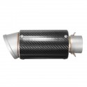 28-51mm 38-51mm Universal Motorcycle Cylinder Exhaust Muffler Pipe Carbon Fiber