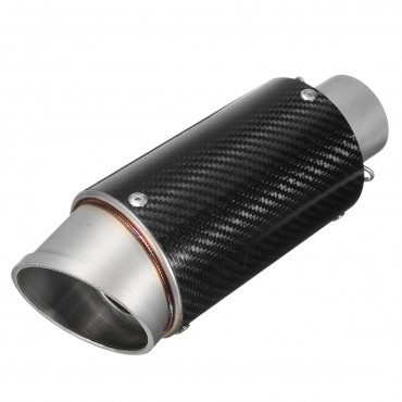 28-51mm 38-51mm Universal Motorcycle Cylinder Exhaust Muffler Pipe Carbon Fiber