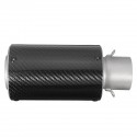 28-51mm Motorcycle Cylinder Exhaust Muffler Pipe Bluing/Carbon Fiber Universal