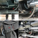 2M 2.5cm Stainless Steel Exhaust Pipe Parking Air Heater Tank Diesel Gas Vent