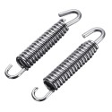 2Pcs 60mm Stainless Steel Exhaust Muffler Springs/Expansion Chambers Manifold Link pipe