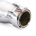 2X Universal Motorcycle Exhaust Muffler Pipe Tip Retro Vintage Rear Pipe Tube Exhause For Bobbers