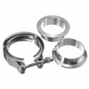 2inch Exhaust Down Pipe Stainless Steel 304 V-Band Clamp With 2Flange
