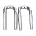 2pcs 50mm Stainless Steel Exhaust Muffler Springs Expansion Chambers Manifold Link Pipe