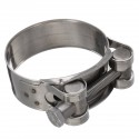 2pcs Motorcycle 2 inch 51mm Stainless Steel Band Exhaust Pipe Clamp Kit Universal