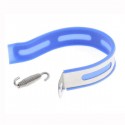 32mm Motorcycle Exhaust Muffler Machine Rotating Vent Pipe Blue Stainless Steel