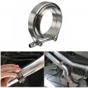 3.5 Inch V-Band Clamp with Flanges Exhaust Intercooler Down Pipe Stainless 89mm