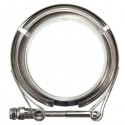 3.5 Inch V-Band Clamp with Flanges Exhaust Intercooler Down Pipe Stainless 89mm