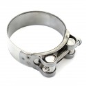 36-39mm / 48-51mm / 60-63mm Stainless Steel Band Exhaust Clamp Kit for Motorcycle Muffler Sile Universal