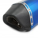 36-51mm Blue/Colorful Universal Stainless Steel Motorcycle Exhaust Muffler Pipe