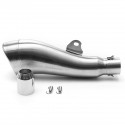36mm-51mm Dolphin Shape Motorcycle Exhaust Muffler Pipe with Silencer Stainless Steel