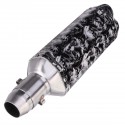 38-51mm Dual Outlet Exhaust Tip Muffler Silencer Tail Pipe Universal Motorcycle