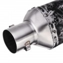 38-51mm Dual Outlet Exhaust Tip Muffler Silencer Tail Pipe Universal Motorcycle