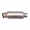 38-51mm Exhaust Muffler Pipe End Silencer Stainless Steel For 125cc-600cc Motorcycle Universal