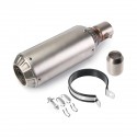 38-51mm Exhaust Muffler Pipe with Silencer Universal Motorcycle Stainless Steel