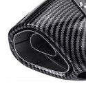 38-51mm Motorcycle Carbon Fiber Exhaust Muffler Pipe Slip-On Removable Silencer Universal