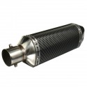 38-51mm Motorcycle Carbon Fiber Exhaust Muffler Pipe With Removable DB Killer