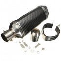 38-51mm Motorcycle Carbon Fiber Exhaust Muffler Pipe With Removable Silencer