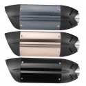 38-51mm Motorcycle Exhaust Street Sport Bike Carbon Stainless Steel Muffler Universal