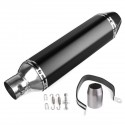 38-51mm Motorcycle Stainless Steel Exhaust Muffler Pipe with Silencer 400mm