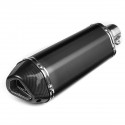 38-51mm Motorcycle Stainless Steel Exhaust Muffler Pipe with Silencer 400mm