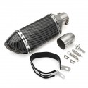 38-51mm Motorcycle Steel Short Exhaust Muffler Pipe With Removable Silencer Universal