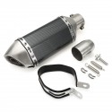 38-51mm Motorcycle Steel Short Exhaust Muffler Pipe With Removable Silencer Universal