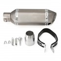 38-51mm Motorcycle Steel Short Exhaust Muffler Pipe With Removable Silencer Universal