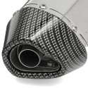 38-51mm Stainless Pipe Muffler Exhaust w/ Silencer Motorcycle Dirt Street Bike