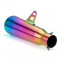 38-51mm Stainless Steel Motorcycle Exhaust Muffler Pipe Mesh Outlet Colorful Universal