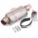 38-51mm Stainless Steel Universal Motorcycle Exhaust Muffler Pipe