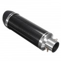 38-51mm Universal Motorcycle Carbon Fiber Exhaust Muffler Pipe with Silencer Long/Short Style