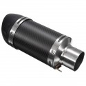 38-51mm Universal Motorcycle Carbon Fiber Exhaust Muffler Pipe with Silencer Long/Short Style