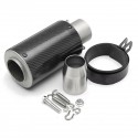 38-51mm Universal Motorcycle Cylinder Exhaust Muffler Pipe Bluing/Carbon Fibre