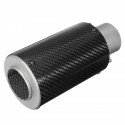 38-51mm Universal Motorcycle Cylinder Exhaust Muffler Pipe Bluing/Carbon Fibre