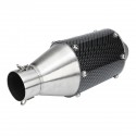 38-51mm Universal Stainless Steel Motorcycle Carbon Fiber Tail Exhaust Pipe