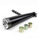 38/40/43MM Motorcycle Muffler Exhaust Silencer Pipe Retro For Cafe Racer Bobber Custom ATV