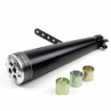 38/40/43MM Motorcycle Muffler Exhaust Silencer Pipe Retro For Cafe Racer Bobber Custom ATV