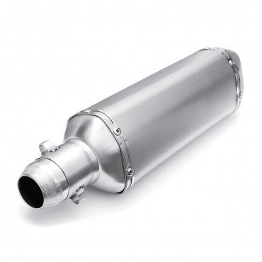 38mm-51mm Aluminum Motorcycle Exhaust Muffler With Silencer Universal