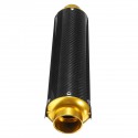 38mm-51mm Carbon Fiber Motorcycle Exhaust Pipe Muffler Slip-on Removable Silencer